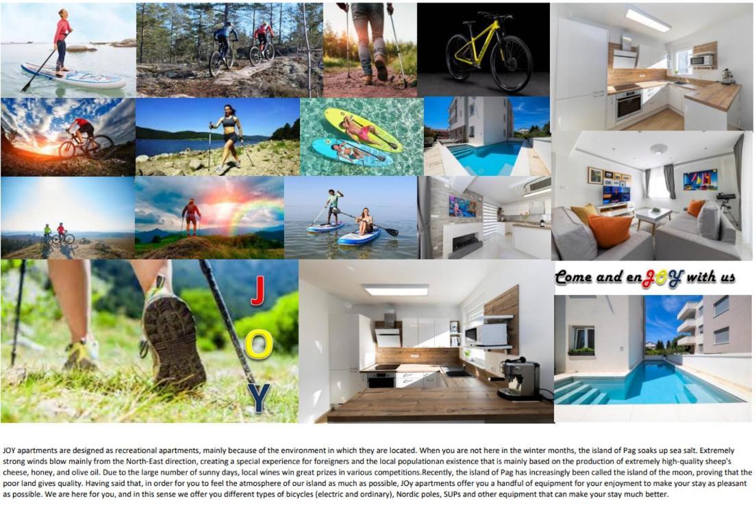 Joy 2 Apartment Novalja Zewnętrze zdjęcie